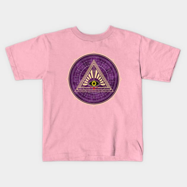 The Eye of Providence Kids T-Shirt by urrin DESIGN